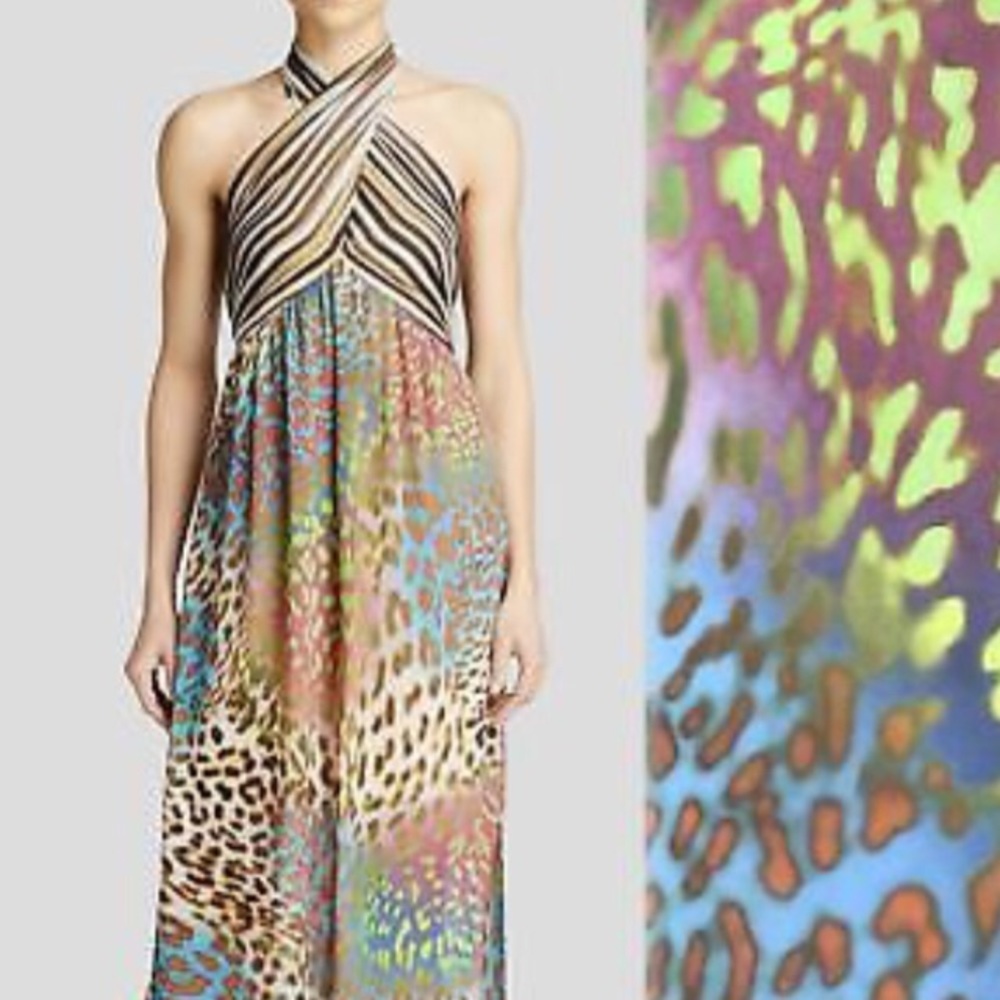 Trina Turk Halter Maxi Dress